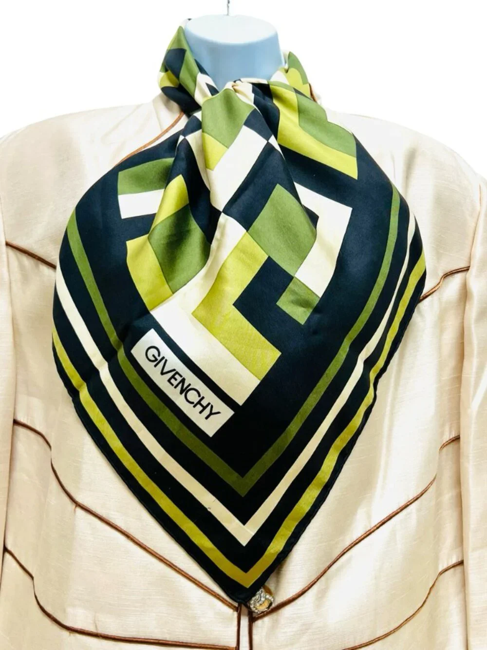 Vintage  Givenchy 100% Silk 31